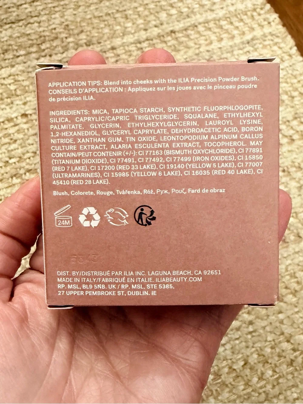 ILIA Soft Focus Blurring Blush — Glimpse